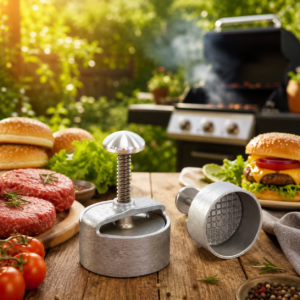Burgerpresse Patty Maker Aluminium 100mm natur rund