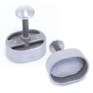 Burgerpresse Patty Maker oval Aluminium 105 × 75 mm